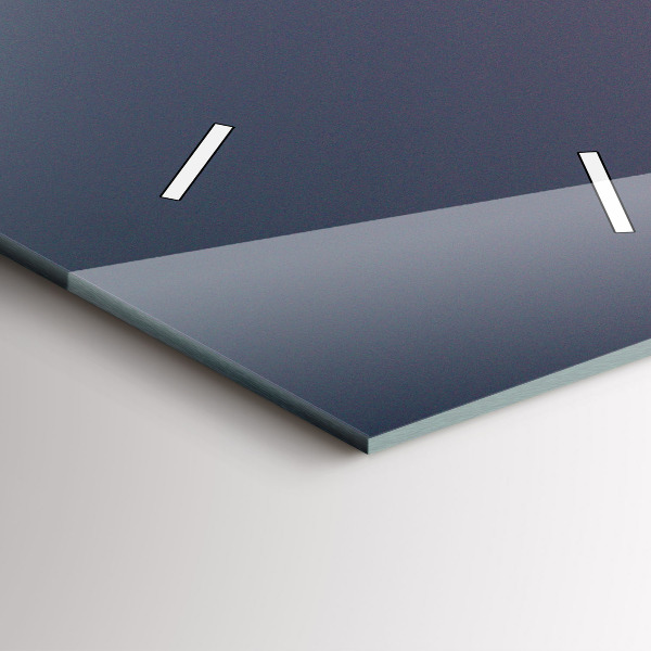 Ceas vertical de perete din sticlă Drumul stâncos al lui Yosemite