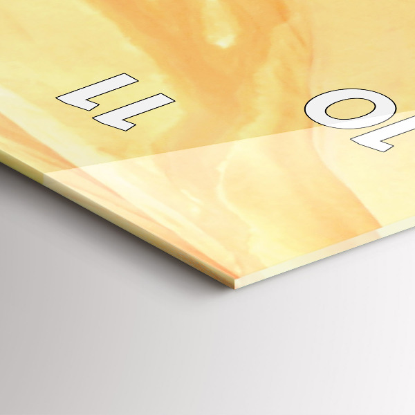 Ceas vertical de perete din sticlă Canionul Antilopei