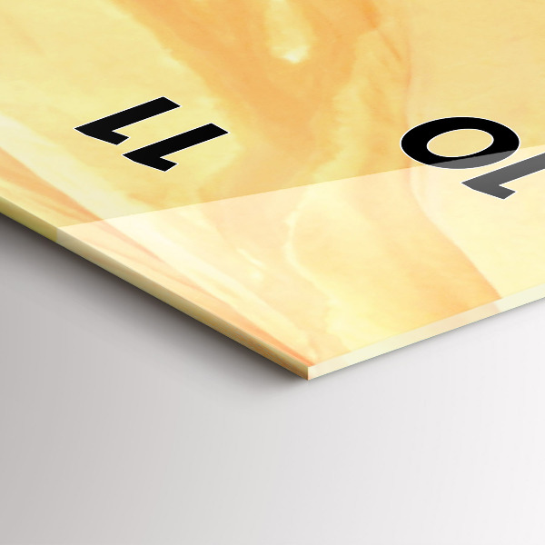 Ceas vertical de perete din sticlă Canionul Antilopei