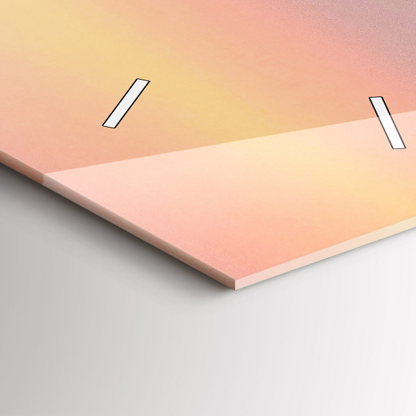 Ceas vertical de perete din sticlă Surfer în Hawaii