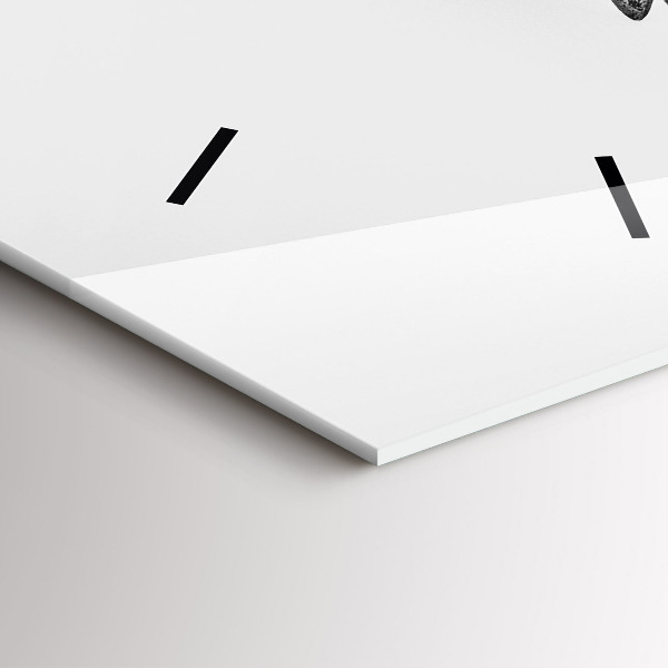 Ceas vertical de perete din sticlă Statuia Libertății din Budapesta