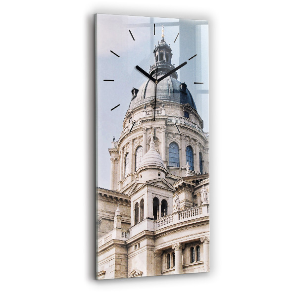 Ceas vertical de perete din sticlă Sf. Bazilica Ştefan