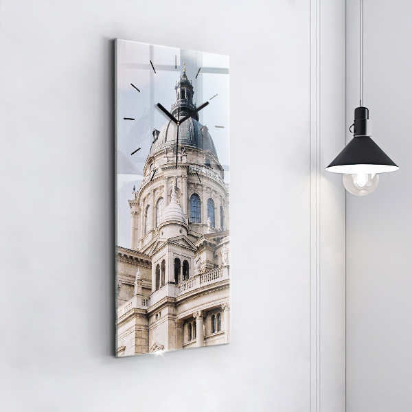 Ceas vertical de perete din sticlă Sf. Bazilica Ştefan