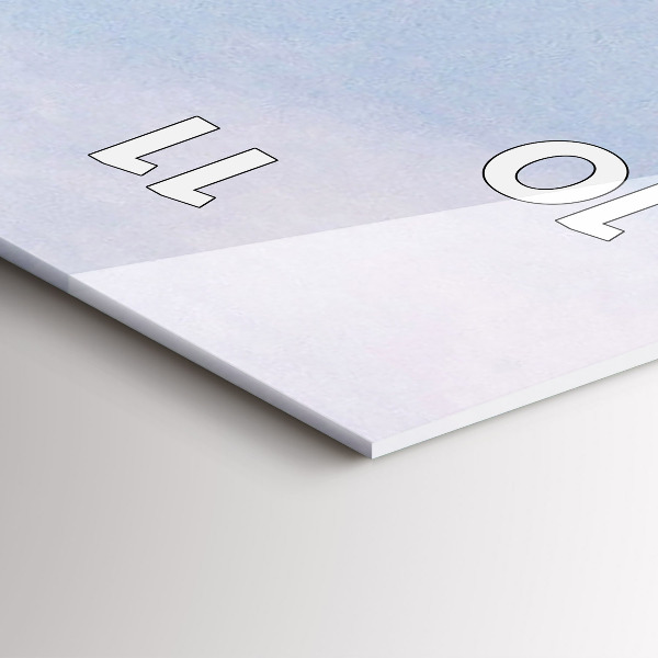 Ceas vertical de perete din sticlă Sf. Bazilica Ştefan