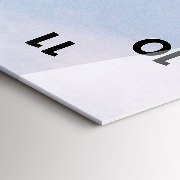 Ceas vertical de perete din sticlă Sf. Bazilica Ştefan