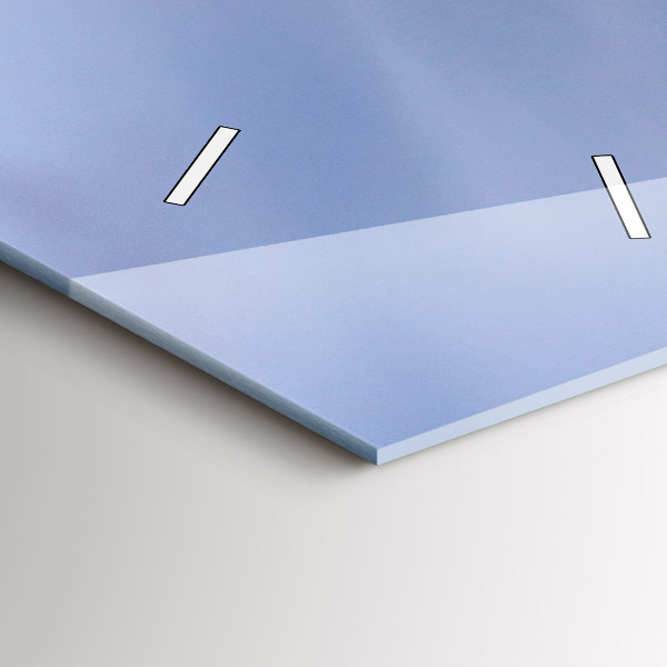 Ceas vertical de perete din sticlă Orașul apus de soare