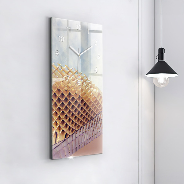 Ceas vertical de perete din sticlă Belvedere din Sevilla