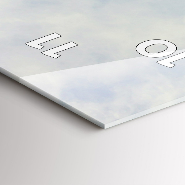 Ceas vertical de perete din sticlă Belvedere din Sevilla