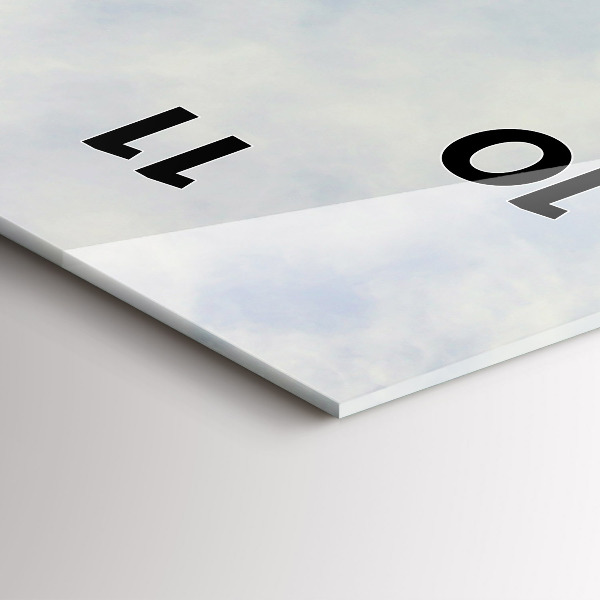 Ceas vertical de perete din sticlă Belvedere din Sevilla