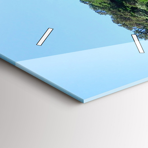 Ceas vertical de perete din sticlă Peștera subacvatică