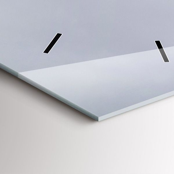 Ceas vertical de perete din sticlă Statuia Maicii Domnului din Lyon