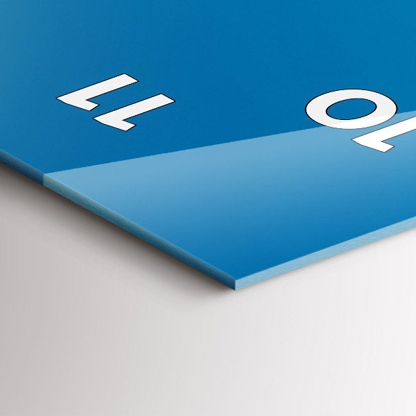 Ceas vertical de perete din sticlă Stânci din Dubrovnik