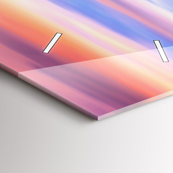 Ceas vertical de perete din sticlă Cascada Godafoss Islanda