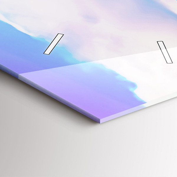 Ceas vertical de perete din sticlă Godafoss în Islanda