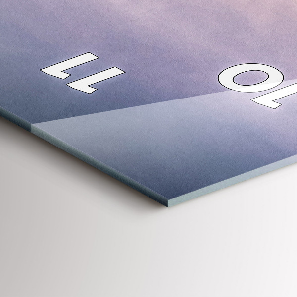 Ceas vertical de perete din sticlă Poarta Brandenburg