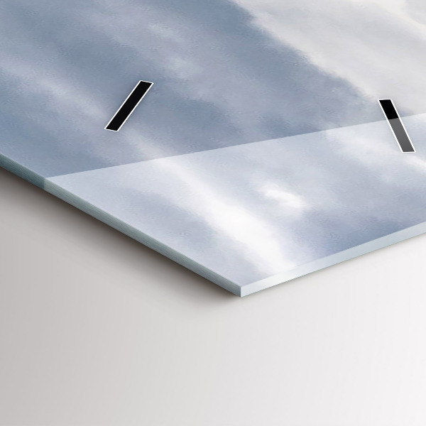 Ceas vertical de perete din sticlă Castelul Neuschwanstein