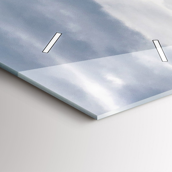 Ceas vertical de perete din sticlă Castelul Neuschwanstein