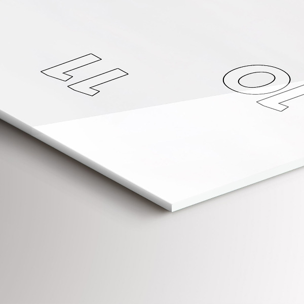 Ceas vertical de perete din sticlă Râul Hamburg Germania