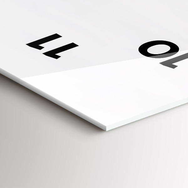 Ceas vertical de perete din sticlă Râul Hamburg Germania