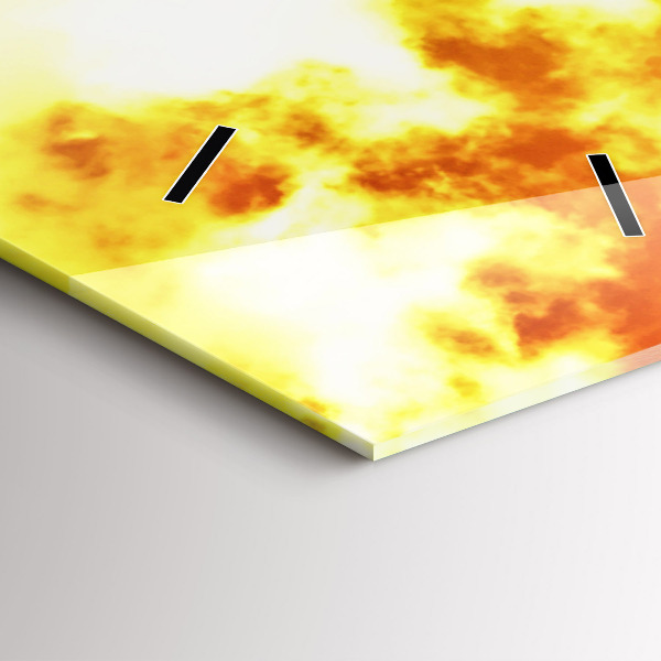 Ceas vertical de perete din sticlă Turnul Eiffel din Paris