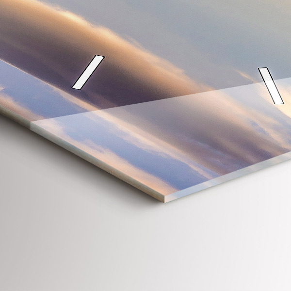 Ceas vertical de perete din sticlă Pieniny – Wysoki Wierch