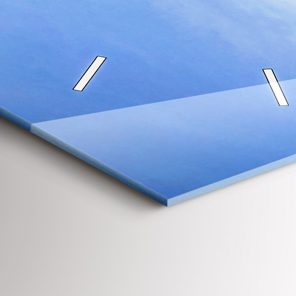 Ceas vertical de perete din sticlă Sokolica Wierch în Munții Pieniny