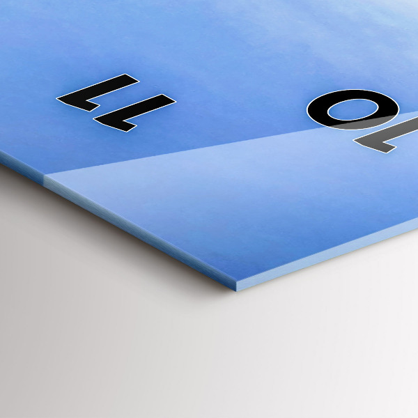 Ceas vertical de perete din sticlă Sokolica Wierch în Munții Pieniny