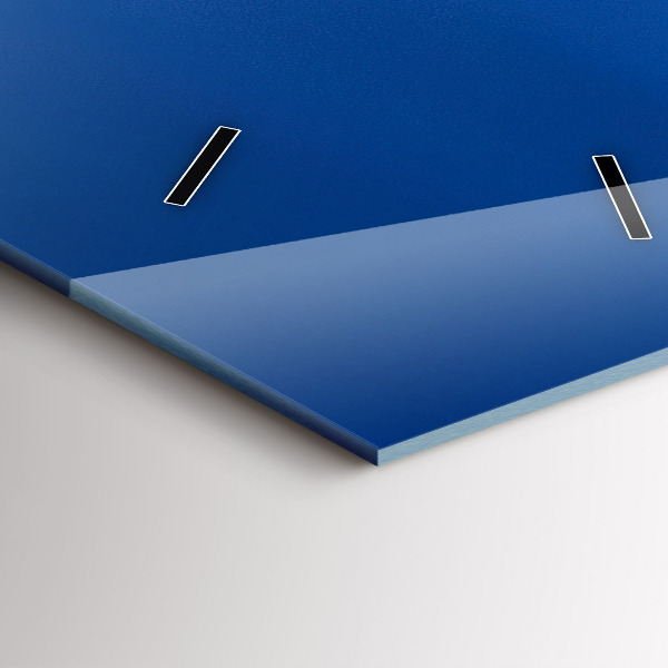 Ceas vertical de perete din sticlă Panorama orasului Plzen