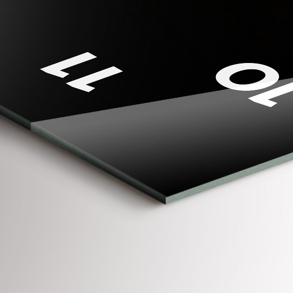 Ceas vertical de perete din sticlă Podul Carol din Praga