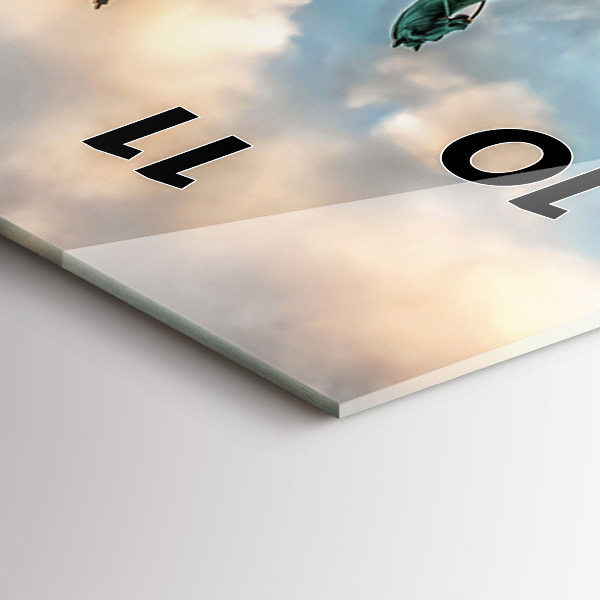 Ceas vertical de perete din sticlă Poarta Brandenburg din Berlin