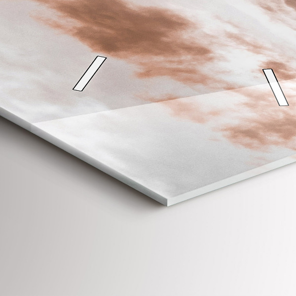 Ceas vertical de perete din sticlă Castelul Spiš din Slovacia