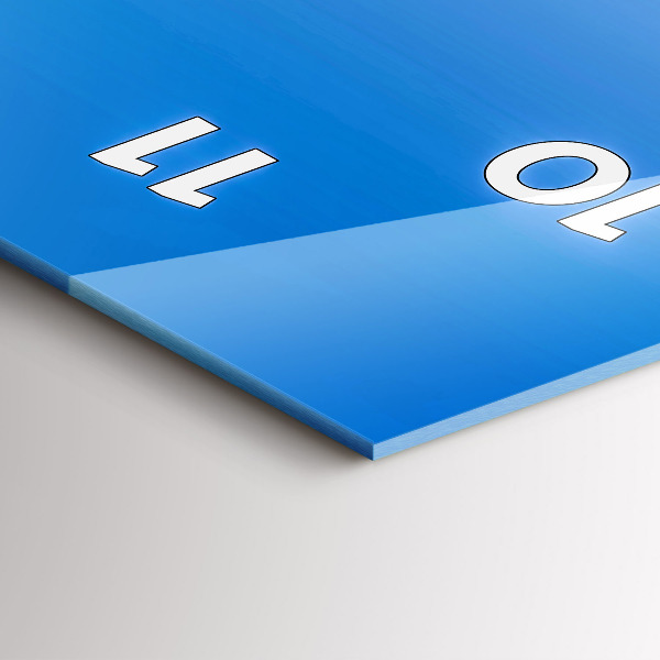 Ceas vertical de perete din sticlă Castelul Spiš din Slovacia