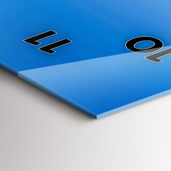 Ceas vertical de perete din sticlă Castelul Spiš din Slovacia