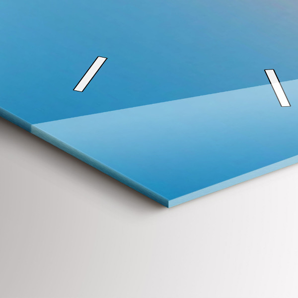 Ceas vertical de perete din sticlă Munții din San Antonio SUA