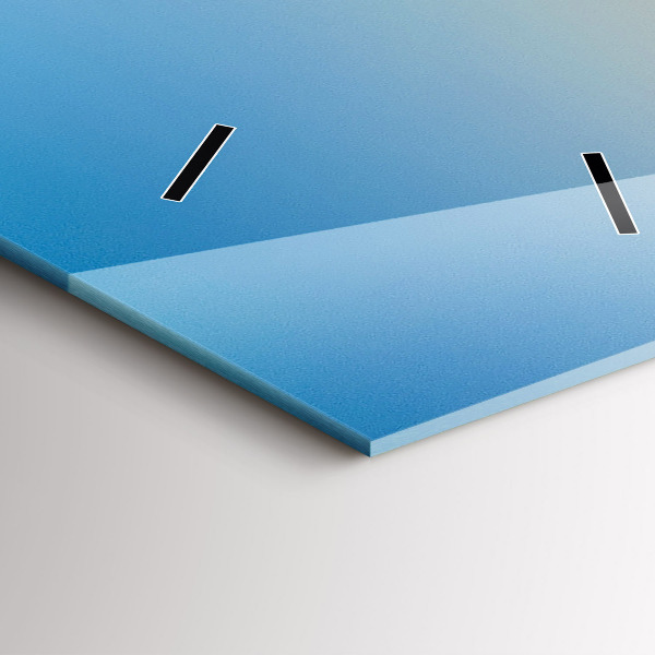 Ceas vertical de perete din sticlă Drumul din jurul San Francisco