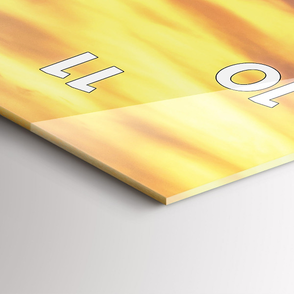 Ceas vertical de perete din sticlă Pod din San Francisco