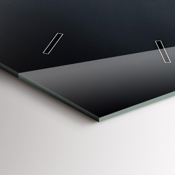 Ceas vertical de perete din sticlă Pod noaptea San Francisco