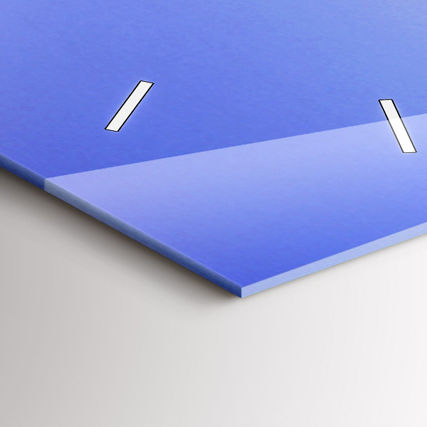 Ceas vertical de perete din sticlă Lacul California