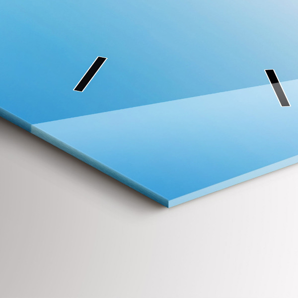 Ceas vertical de perete din sticlă Ghețarul Mont Blanc Chamonix