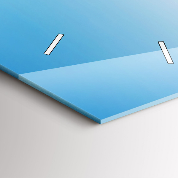 Ceas vertical de perete din sticlă Ghețarul Mont Blanc Chamonix