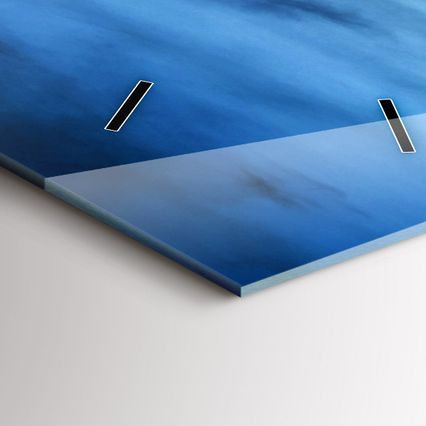 Ceas vertical de perete din sticlă Templul din Bangkok Thailanda