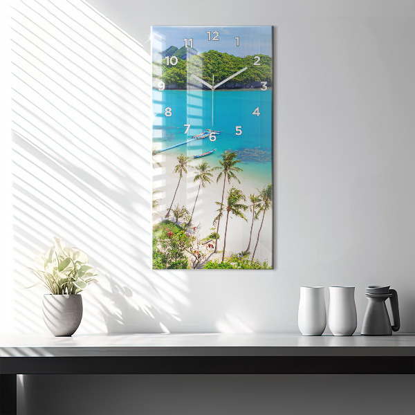 Ceas vertical de perete din sticlă Parcul național Thailanda