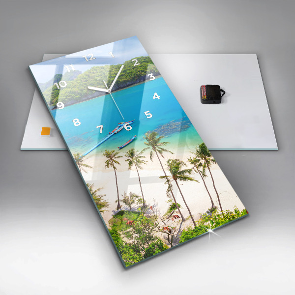 Ceas vertical de perete din sticlă Parcul național Thailanda