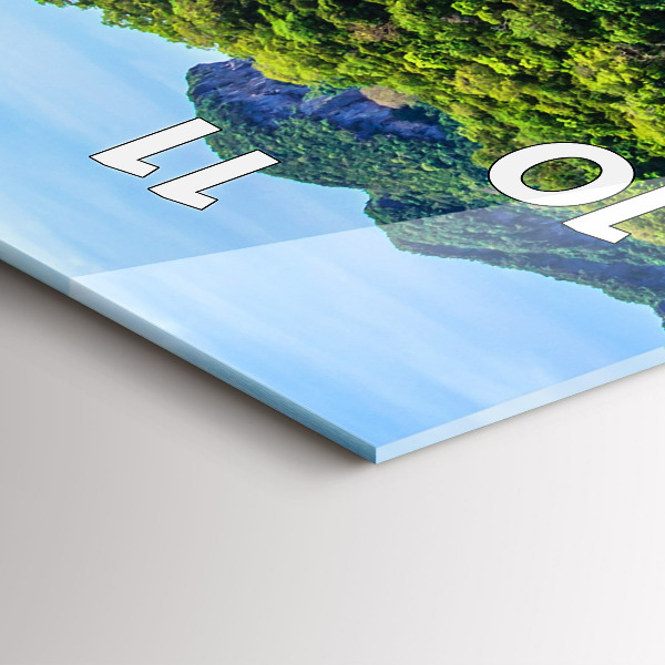 Ceas vertical de perete din sticlă Parcul național Thailanda