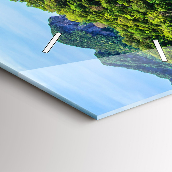 Ceas vertical de perete din sticlă Parcul național Thailanda