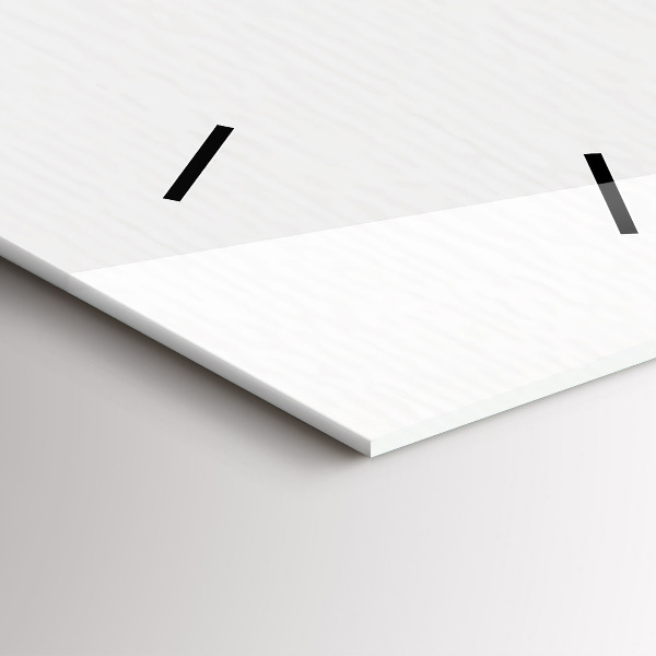 Ceas vertical de perete din sticlă Oraș de desene animate