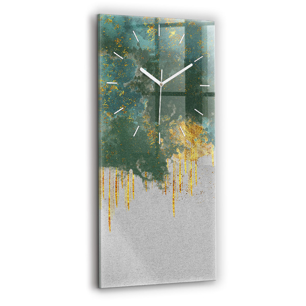 Ceas vertical de perete din sticlă Model decorativ