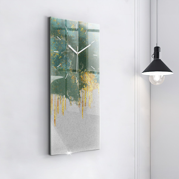 Ceas vertical de perete din sticlă Model decorativ
