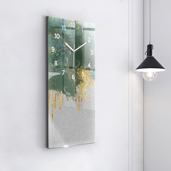 Ceas vertical de perete din sticlă Model decorativ