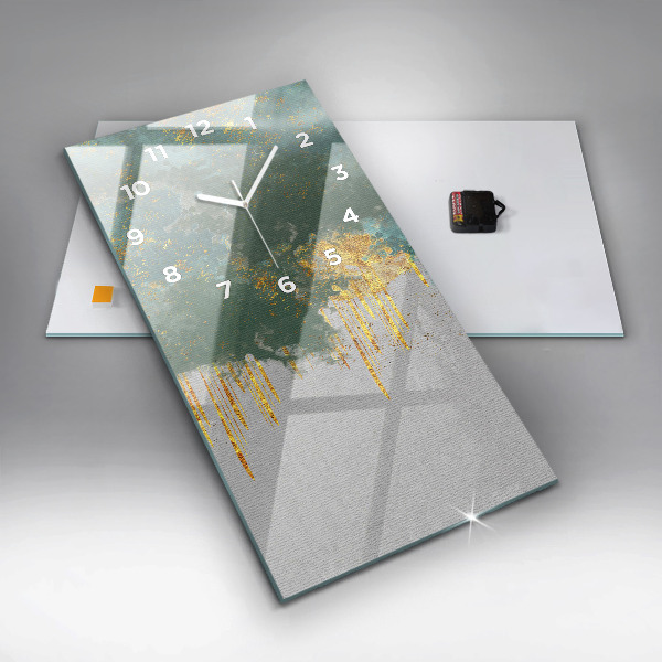 Ceas vertical de perete din sticlă Model decorativ